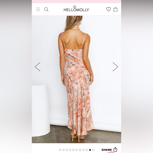 Hello Molly No Yesterday Maxi Dress - Orange! Stunning and super flattering! - Picture 2 of 4